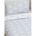 Gray-White - Back - Bedding & Beyond Stars Duvet Set
