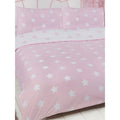 Pink-White - Front - Bedding & Beyond Stars Duvet Set