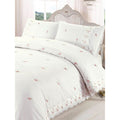 Cream-Pink - Front - Rapport Sophie Floral Duvet Set