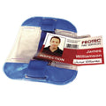 Blue - Back - Yoko ID Armbands - Accessories