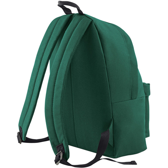 Bottle Green - Back - Bagbase Junior Fashion Backpack - Rucksack (14 Liters)