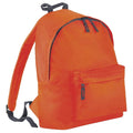 Orange-Graphite Grey - Front - Bagbase Junior Fashion Backpack - Rucksack (14 Liters)