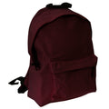 Burgundy - Front - Bagbase Junior Fashion Backpack - Rucksack (14 Liters)