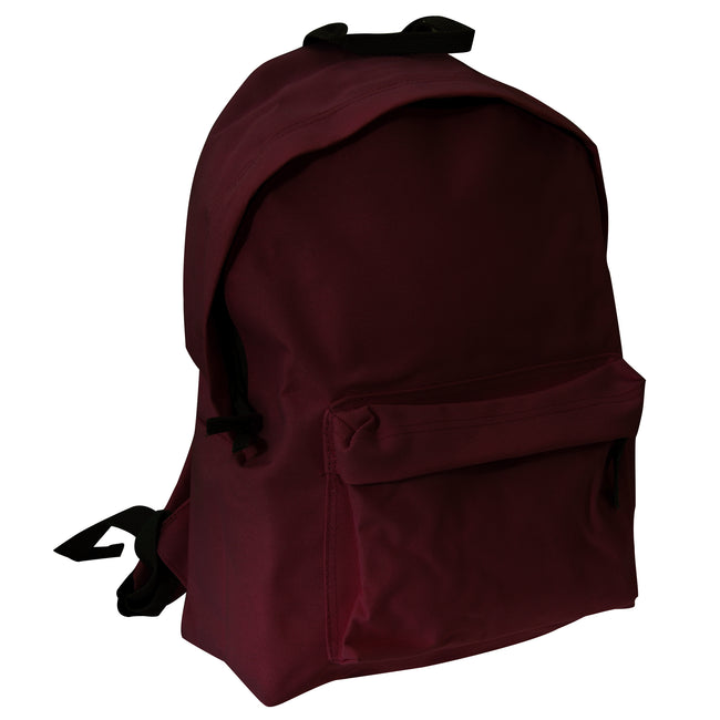 Burgundy - Front - Bagbase Junior Fashion Backpack - Rucksack (14 Liters)