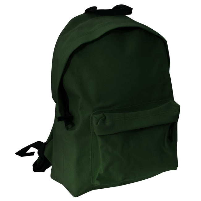 Bottle Green - Front - Bagbase Junior Fashion Backpack - Rucksack (14 Liters)