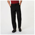 Black - Back - Regatta Mens New Lined Action Pants (Long)