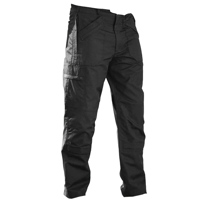 Black - Front - Regatta Mens New Lined Action Pants (Long)