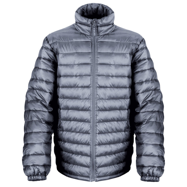 Frost Gray - Front - Result Mens Ice Bird Padded Winter Jacket (Water Repellent & Windproof)