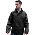 Black - Back - Result Mens Core Stormdri Rain Over Jacket