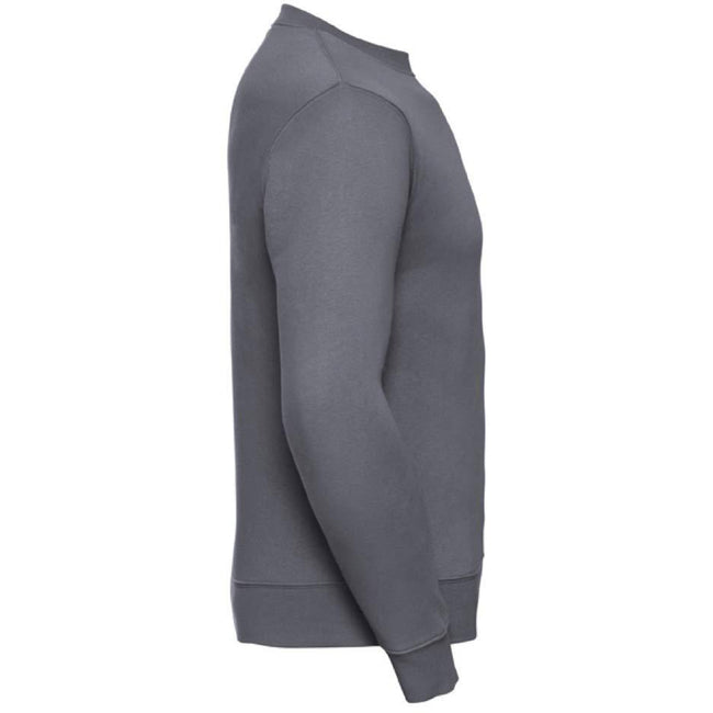 Convoy Gray - Side - Russell Mens Authentic Sweatshirt (Slimmer Cut)