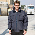 Navy Blue - Side - Result Mens Workguard Sabre Pilot Work Jacket