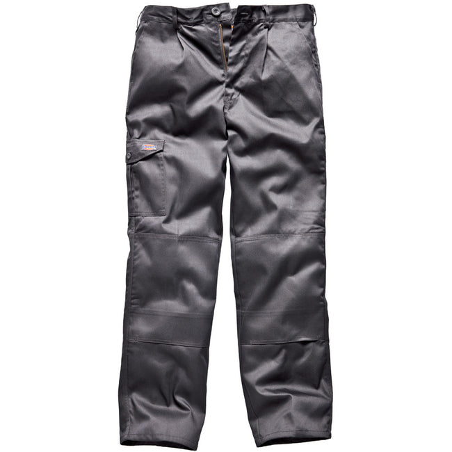 Grey - Back - Dickies Mens Super Work Trousers (Short Leg)