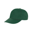 Bottle Green - Front - Result Unisex Core Houston 5 Panel Printers Baseball Cap