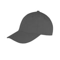 Charcoal - Front - Result Unisex Core Memphis 6 Panel Baseball Cap