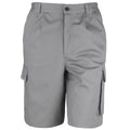 Grey - Front - Result Unisex Work-Guard Action Shorts - Workwear