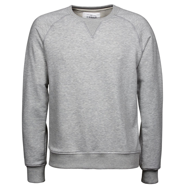 Heather Grey - Front - Tee Jays Mens Urban Sweater