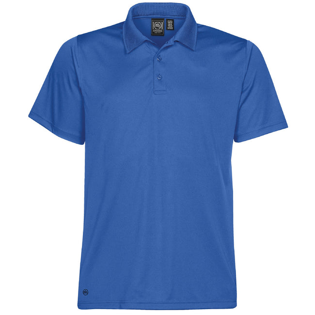 Azure Blue - Front - Stormtech Mens Eclipse H2X-Dry Pique Polo