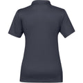 Navy Blue - Back - Stormtech Womens-Ladies Eclipse H2X-Dry Pique Polo