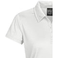 White - Back - Stormtech Womens-Ladies Eclipse H2X-Dry Pique Polo