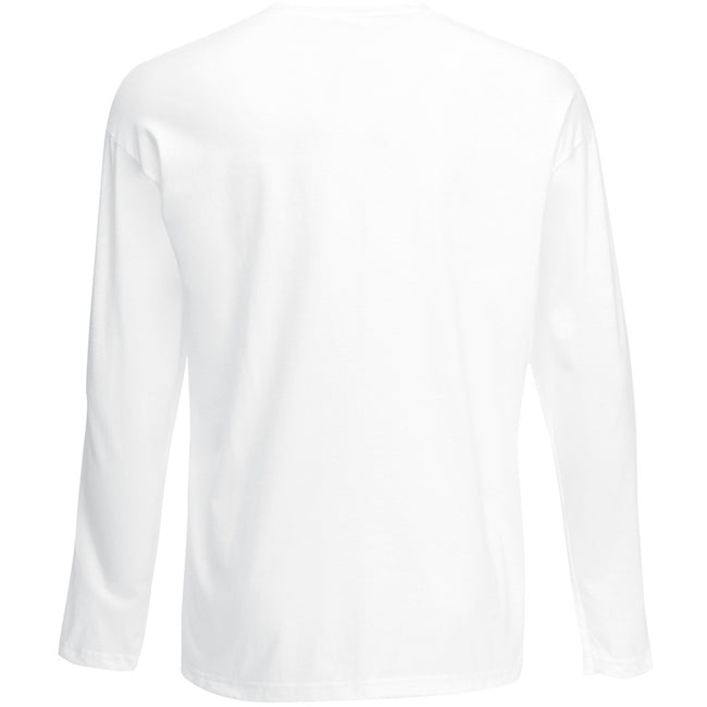 Snow - Side - Mens Value Long Sleeve Casual T-Shirt