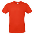 Fire Red - Front - B&C Mens E150 Tee