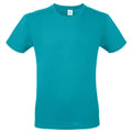 Real Turquoise - Front - B&C Mens E150 Tee