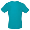 Real Turquoise - Back - B&C Mens E150 Tee