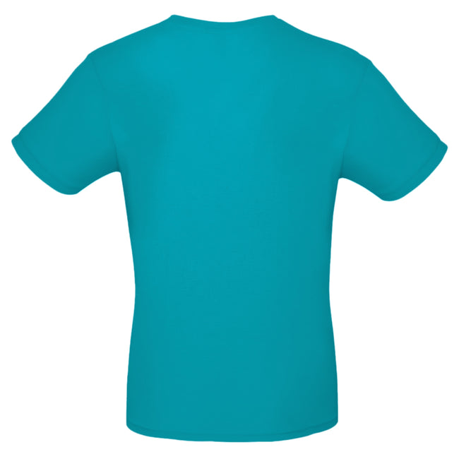 Real Turquoise - Back - B&C Mens E150 Tee
