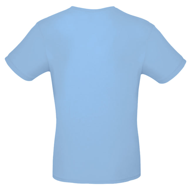 Sky Blue - Back - B&C Mens E150 Tee