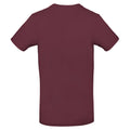 Burgundy - Back - B&C Mens E190 Tee