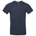 Navy Blue - Front - B&C Mens E190 Tee