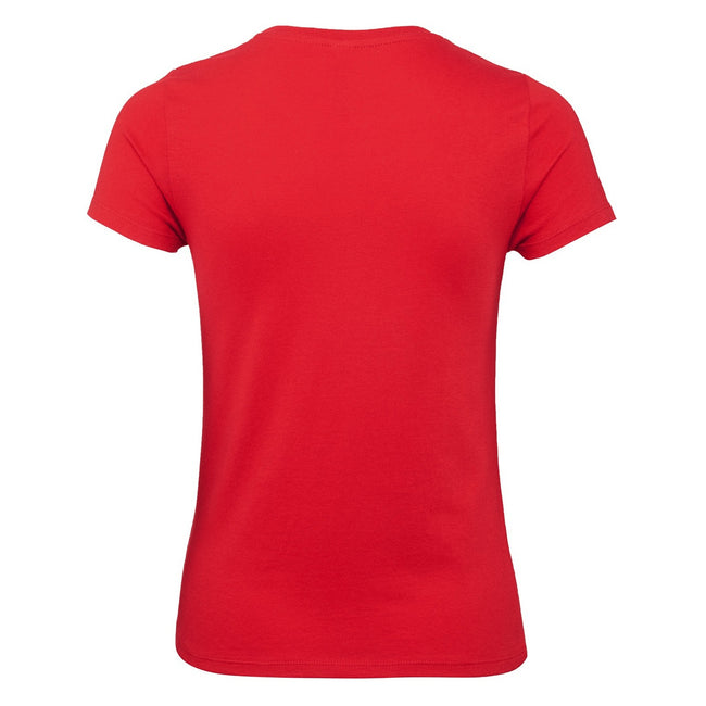 Red - Back - B&C Womens-Ladies E150 Tee