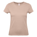 Millennial Pink - Front - B&C Womens-Ladies E150 Tee