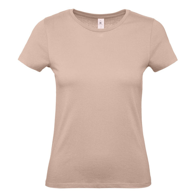 Millennial Pink - Front - B&C Womens-Ladies E150 Tee