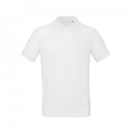 White - Back - B&C Mens Inspire Polo