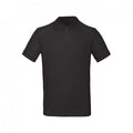 Jet Black - Back - B&C Mens Inspire Polo