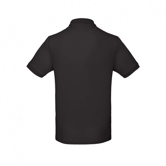 Jet Black - Side - B&C Mens Inspire Polo