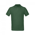 Bottle Green - Back - B&C Mens Inspire Polo