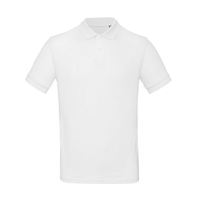Snow - Front - B&C Mens Inspire Polo