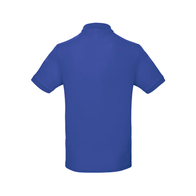 Egyptian Blue - Back - B&C Mens Inspire Polo