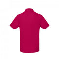 Raspberry Sorbet - Back - B&C Mens Inspire Polo