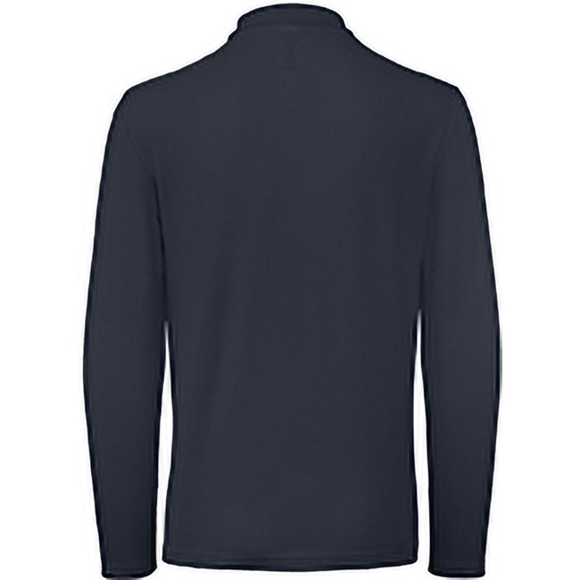 Ultramarine - Back - B&C ID.001 Mens Long Sleeve Polo