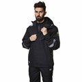 Jet Black - Back - Helly Hansen Mens Aker Winter Jacket
