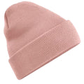 Blush - Front - Beechfield® Unisex Adults Original Cuffed Beanie