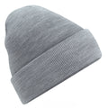 Ash Grey - Front - Beechfield® Unisex Adults Original Cuffed Beanie