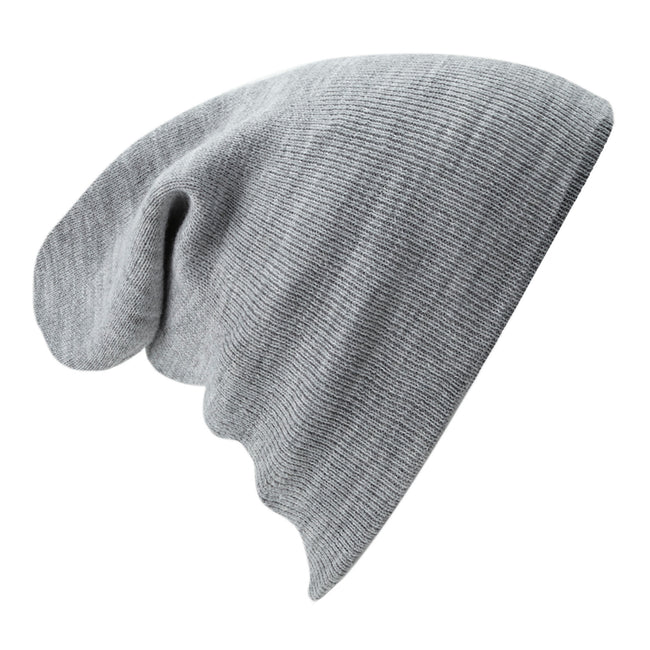 Ash Grey - Back - Beechfield® Unisex Adults Original Cuffed Beanie
