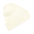Soft White - Front - Beechfield® Unisex Adults Original Cuffed Beanie