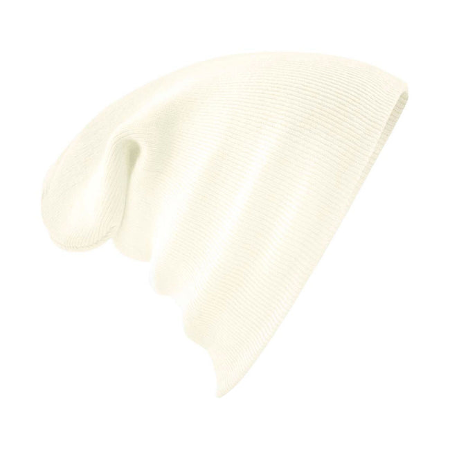 Soft White - Back - Beechfield® Unisex Adults Original Cuffed Beanie