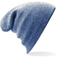 Heather Admiral Navy - Back - Beechfield® Unisex Adults Original Cuffed Beanie