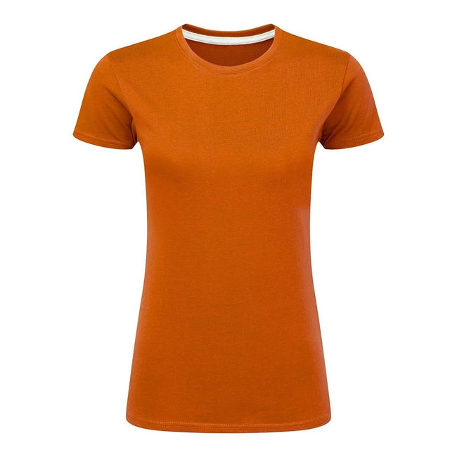 Orange - Front - SG Womens-Ladies Perfect Print Tee